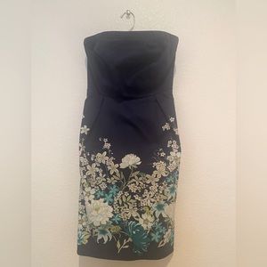 Strapless spring dress
